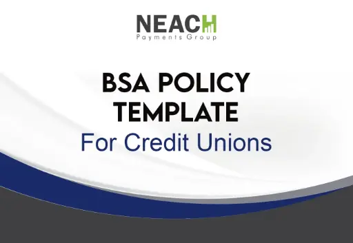 BSA Policy Template for Credit Unions